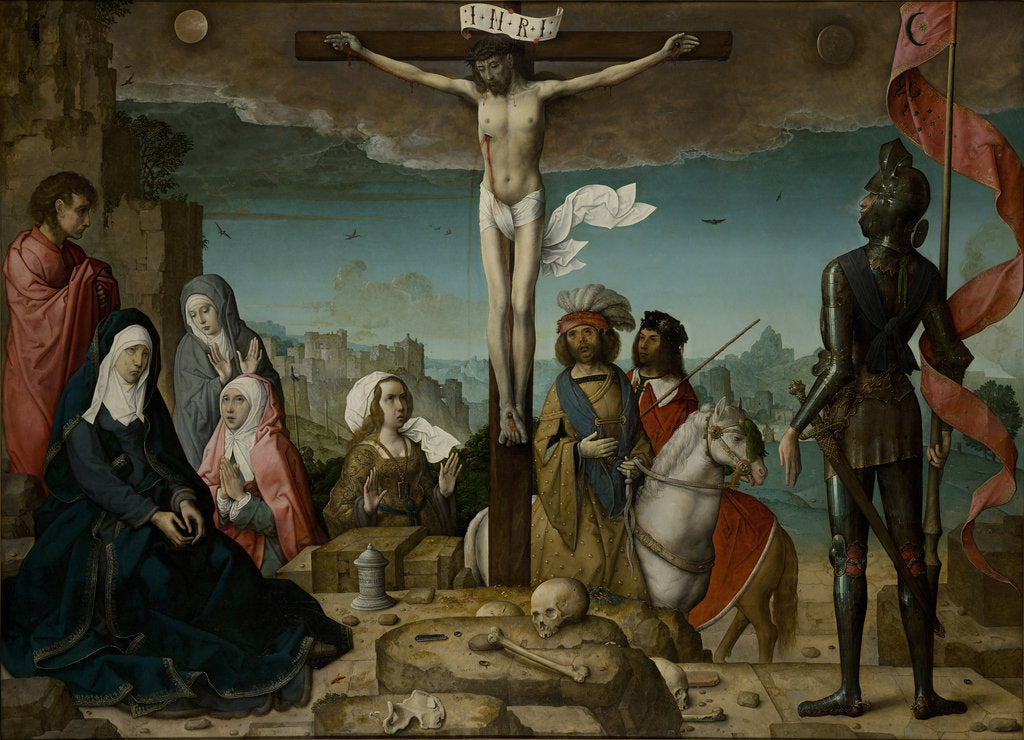 The Crucifixion, 1509 by Juan de Flandes