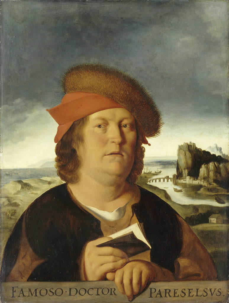 Detail of Portrait of Paracelsus by Quentin Massys