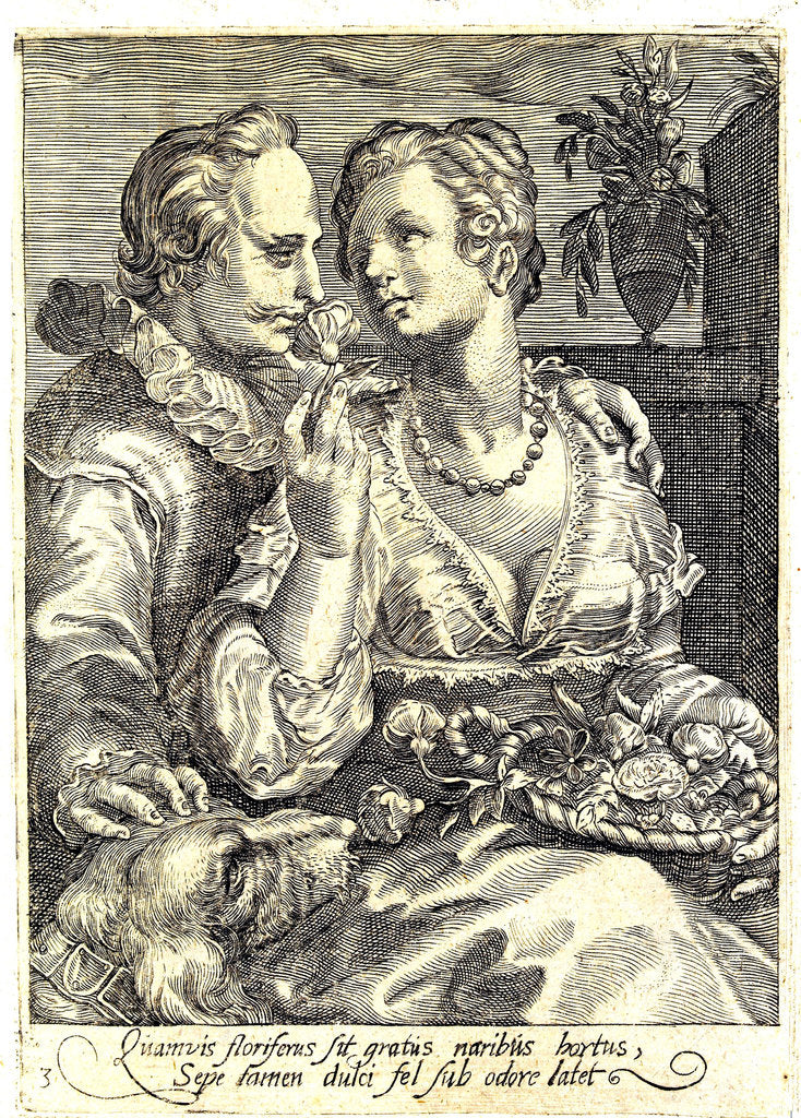 Detail of Smell by Jan Saenredam