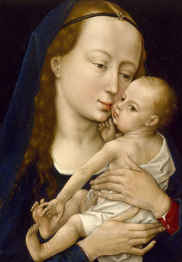 Detail of Virgin and Child, after 1454 by Rogier van der Weyden