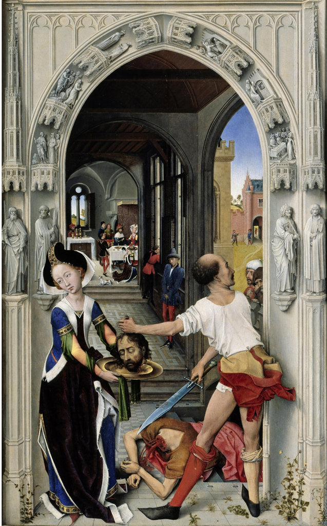 Detail of The Beheading of Saint John the Baptist (The Altar of St. John, right panel), ca 1455 by Rogier van der Weyden
