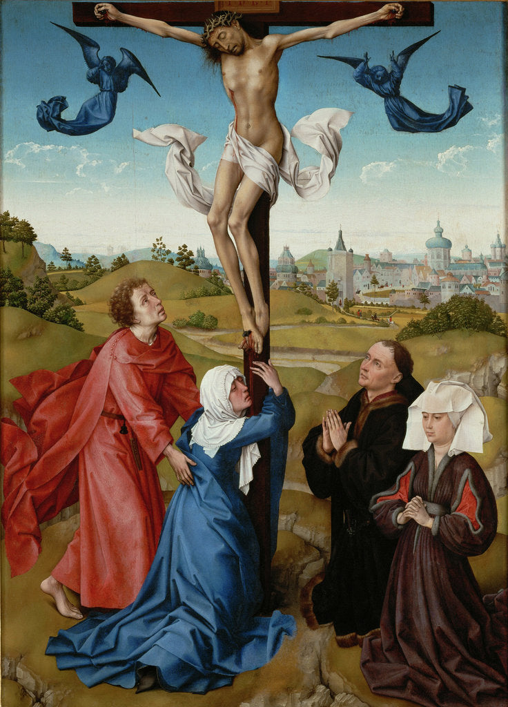 Detail of The Crucifixion (The Crucifixion Triptych), c. 1440 by Rogier van der Weyden