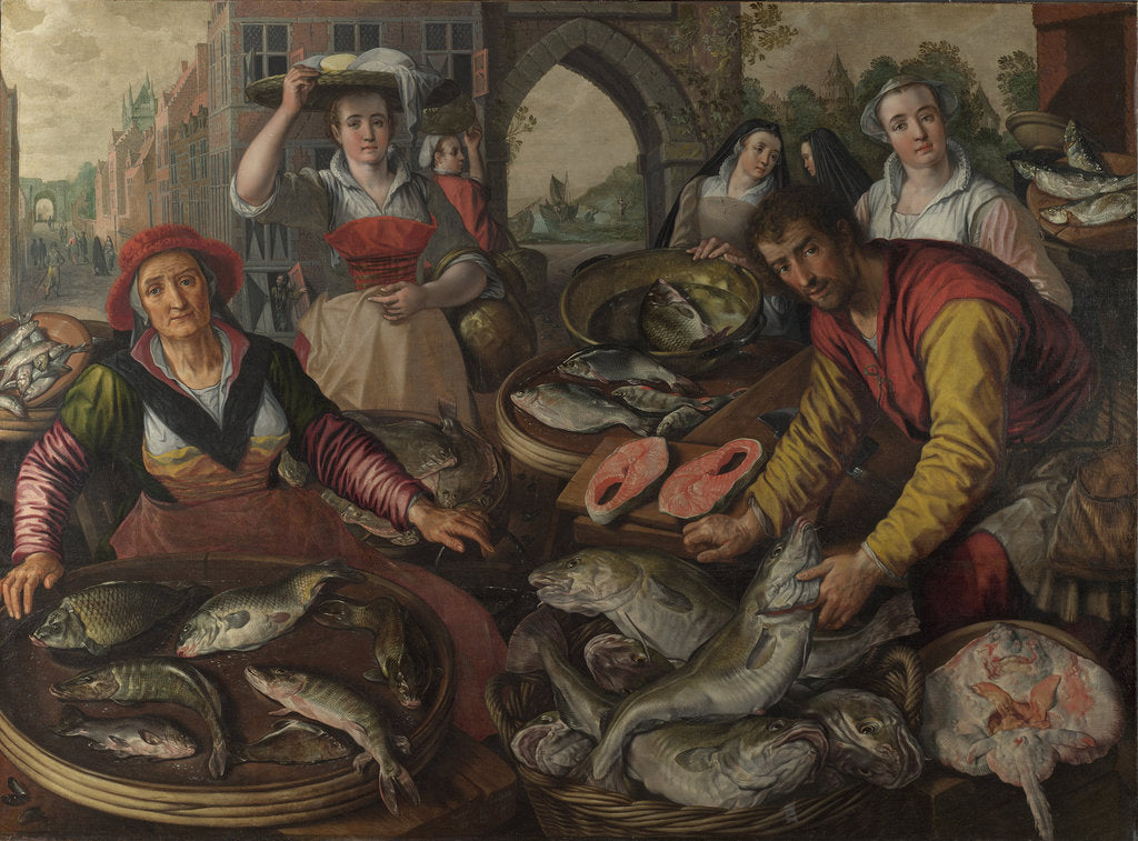 Detail of The Four Elements: Water by Joachim Beuckelaer