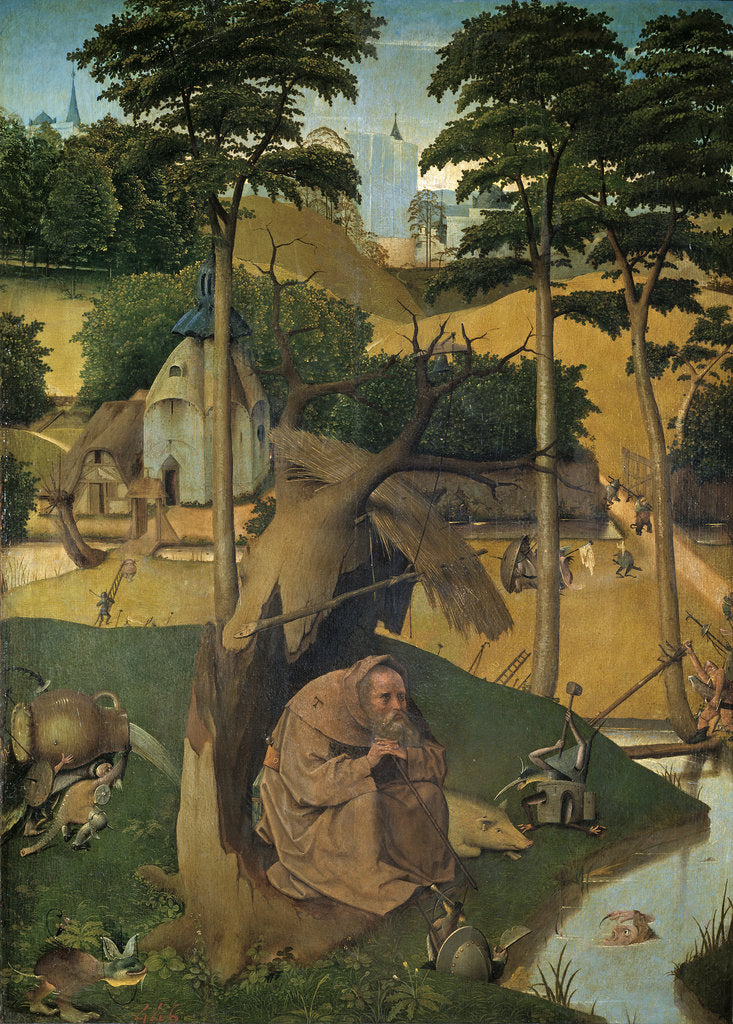 Detail of The Temptation of Saint Anthony, c. 1490 by Hieronymus Bosch