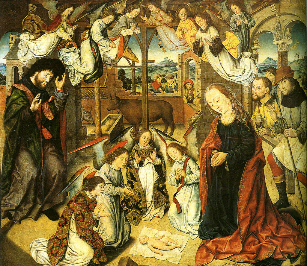 Detail of The Adoration of the Shepherds, c. 1500 by Aelbrecht Bouts