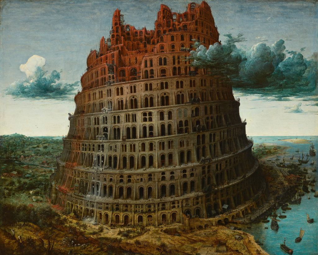 Detail of The Tower of Babel, c. 1565 by Pieter Bruegel the Elder