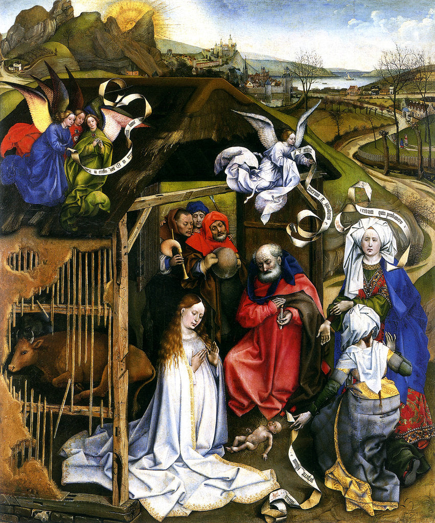 Detail of Nativity, c.1425 by Robert Campin
