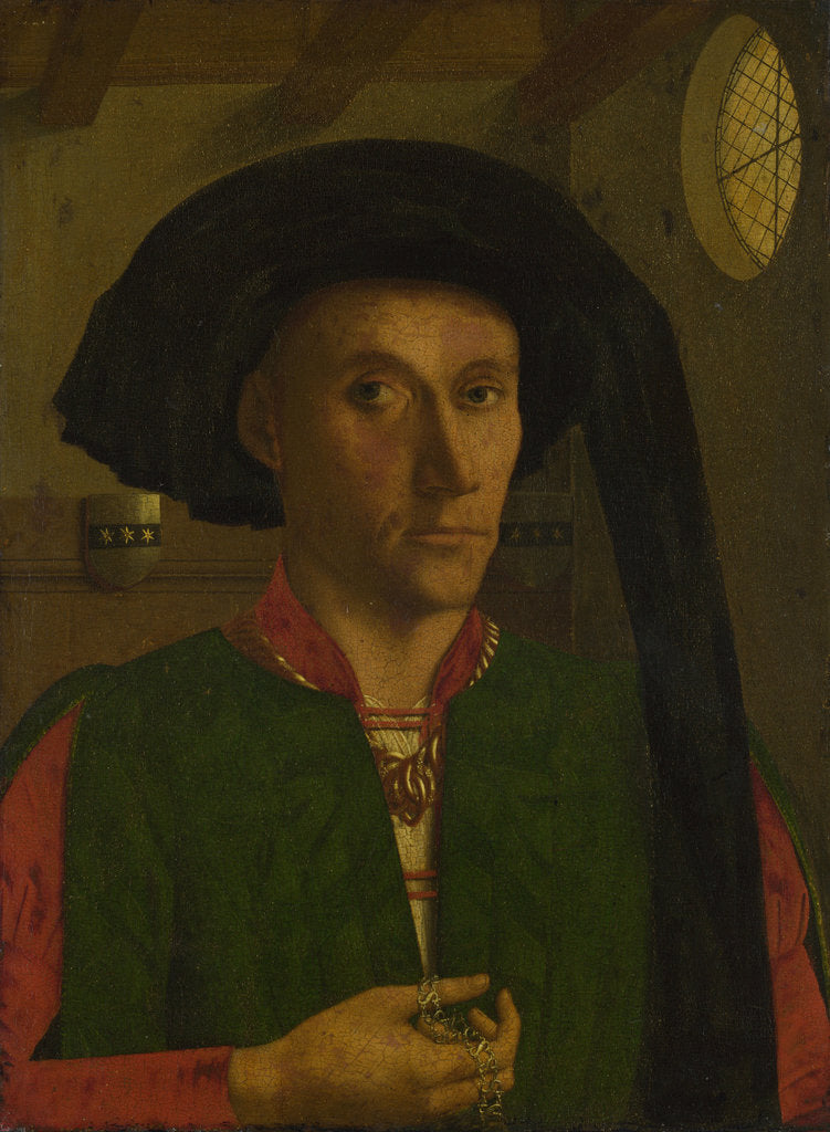 Detail of Edward Grimston, 1446 by Petrus Christus