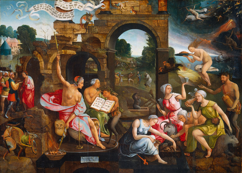 Detail of Saul and the Witch of Endor, 1526 by Jacob Cornelisz van Oostsanen