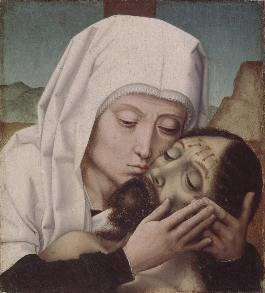 Detail of The Lamentation over the Dead Christ by Gerard David