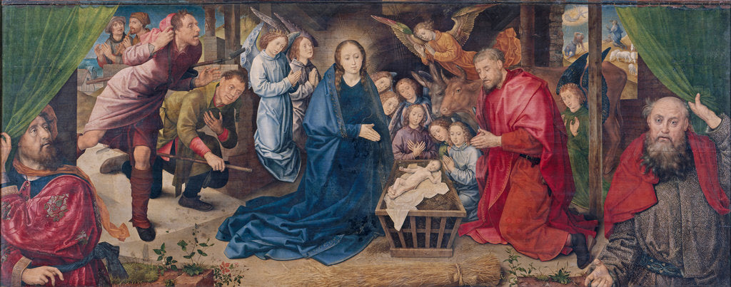 Detail of The Adoration of the Shepherds, c. 1480 by Hugo van der Goes