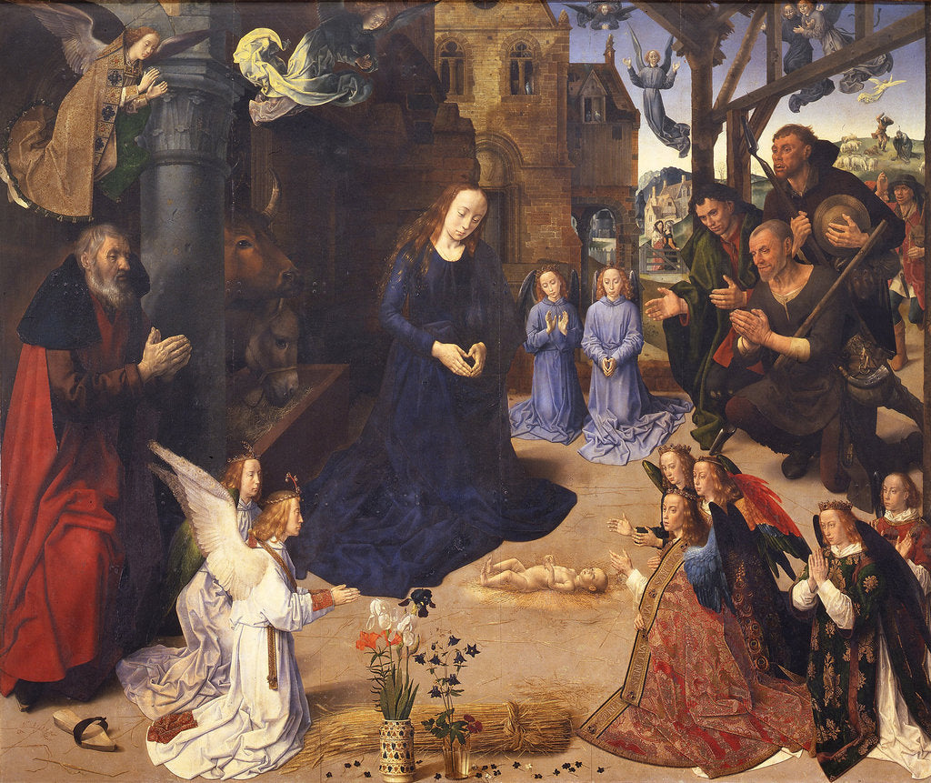 Detail of The Adoration of the Shepherds (The Portinari Triptych), ca 1478 by Hugo van der Goes