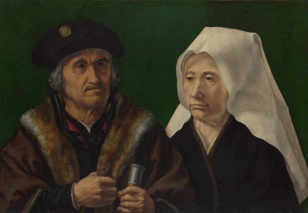 Detail of An Elderly Couple, c. 1520 by Jan Gossaert