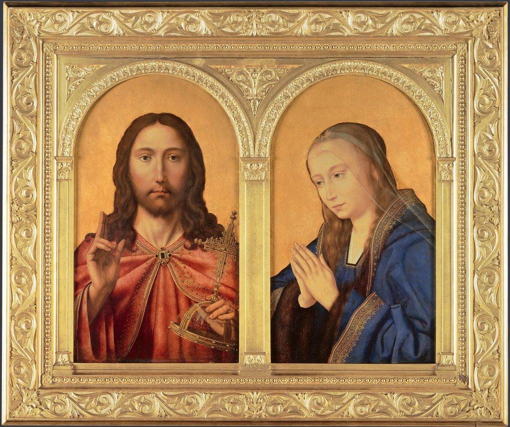 Detail of Diptych: Christ and the Virgin, Between 1500 and 1550 by Quentin Massys