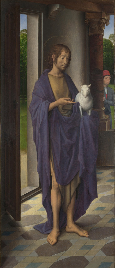 Detail of Saint John the Baptist, ca 1478 by Hans Memling