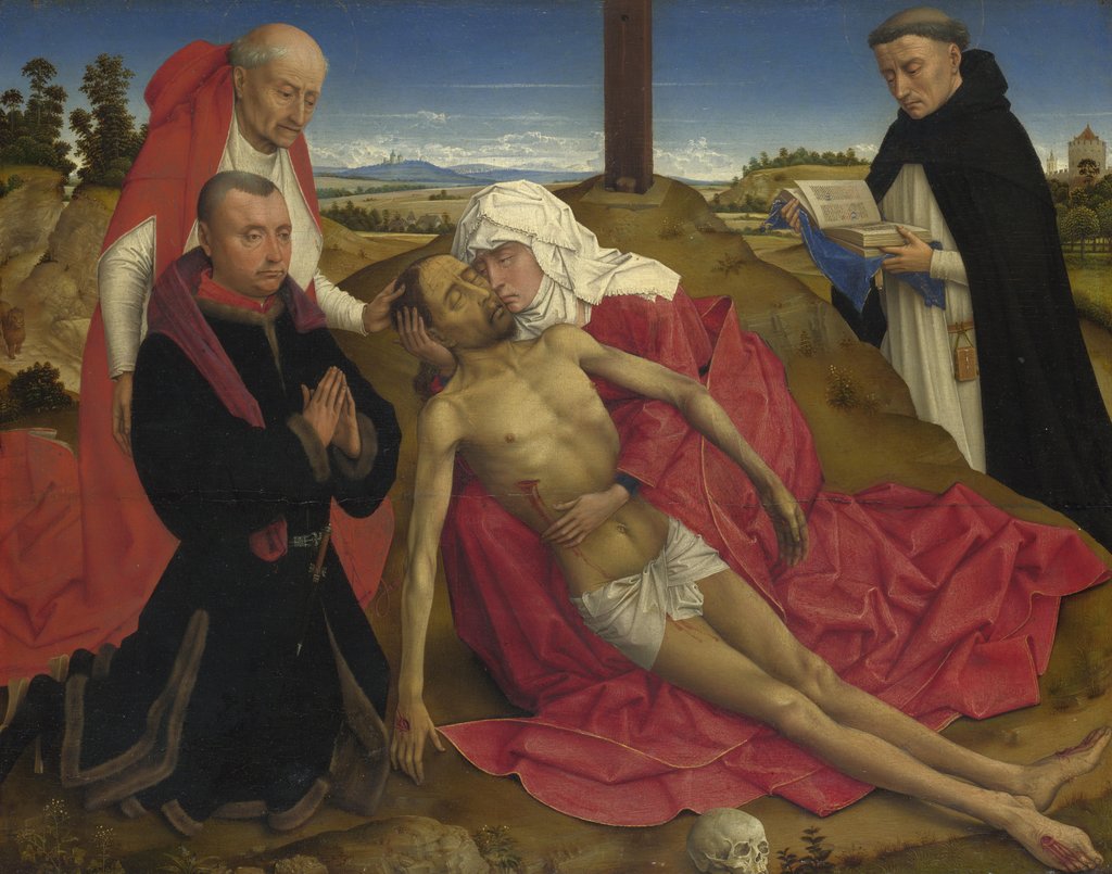 Detail of Pietà, ca 1465 by Rogier van der Weyden