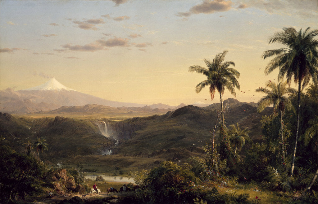Detail of Cotopaxi, 1855 by Frederic Edwin Church