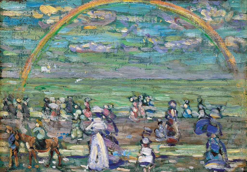 Detail of Rainbow, 1905 by Maurice Brazil Prendergast