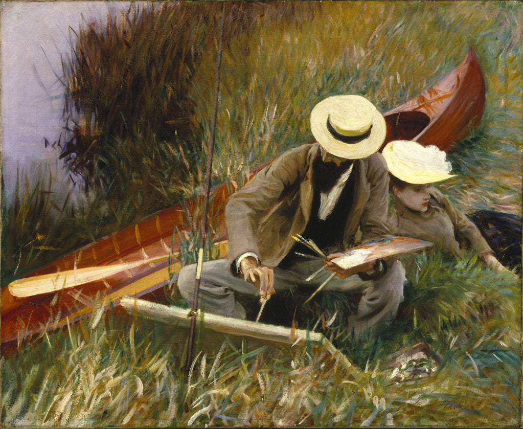 Detail of An Out-of-Doors Study, 1889 by John Singer Sargent