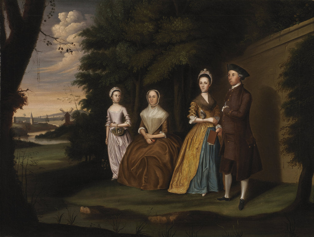 Detail of The Wiley Family, 1771 by William Williams