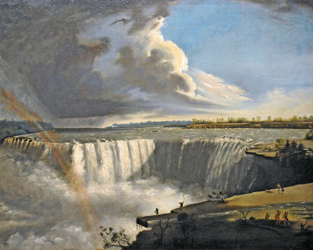 Detail of Niagara Falls from Table Rock by Samuel Finley Breese Morse