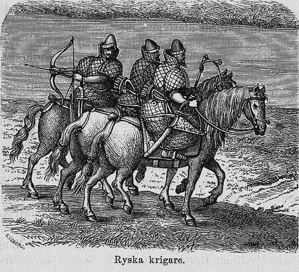 Detail of Russian warriors, c. 1620 by Anonymous