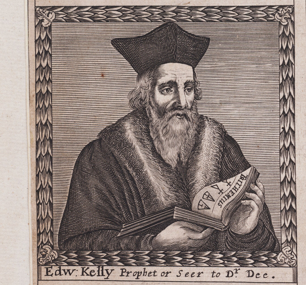 Detail of Edward Kelley by Anonymous