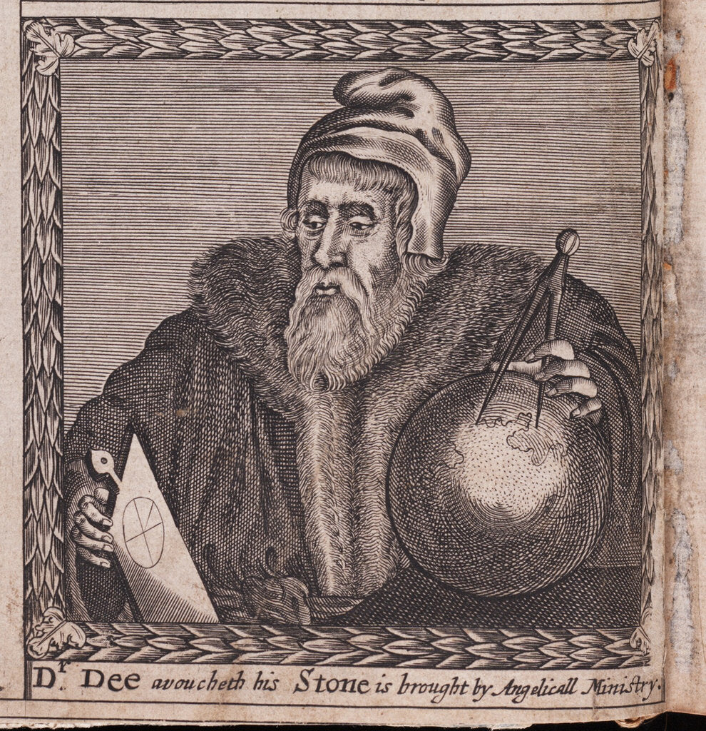 Detail of John Dee by Anonymous