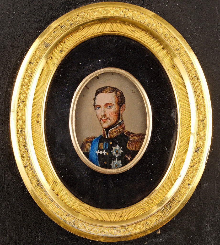 Detail of Portrait of Emperor Alexander II, 1840s by Anonymous