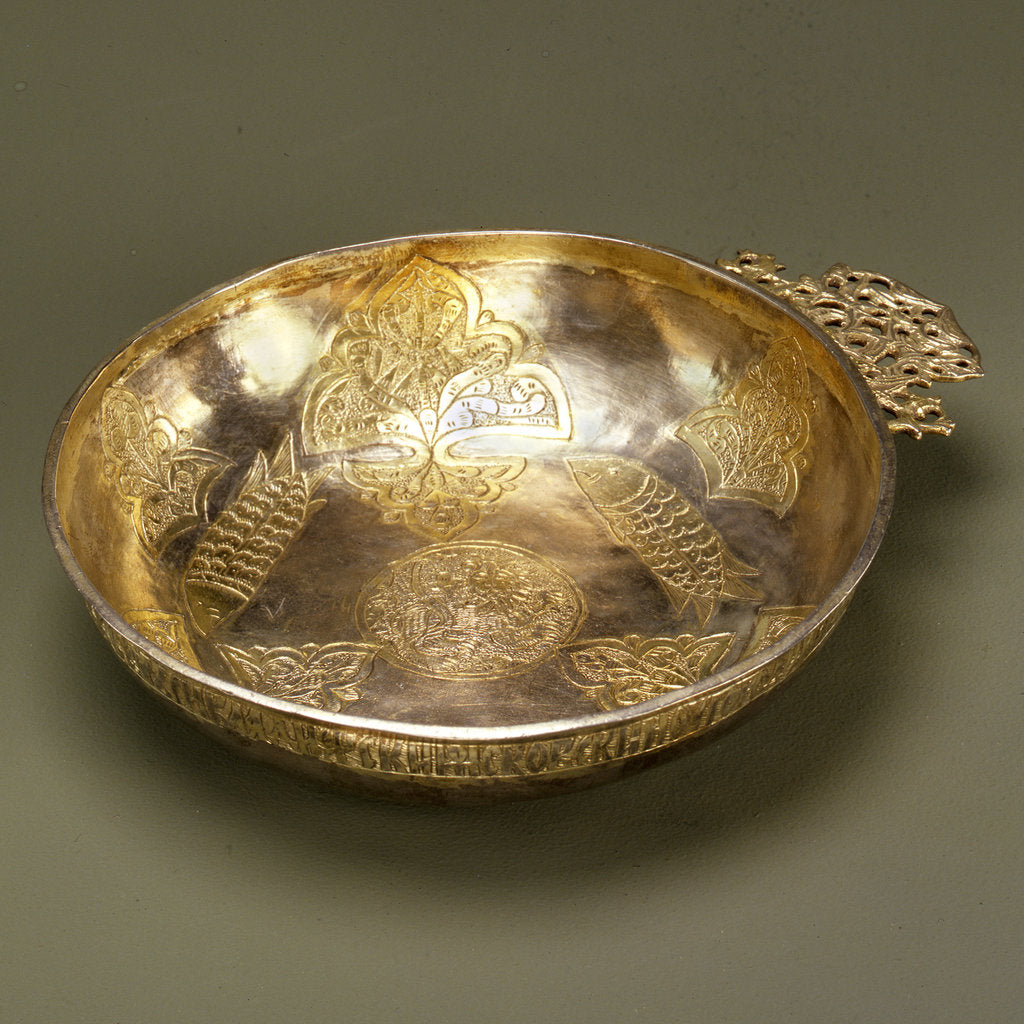 Detail of Charka (drinking cup) of the Tsar Ivan IV the Terrible (From Khanate of Kazan), before 1552 by Anonymous