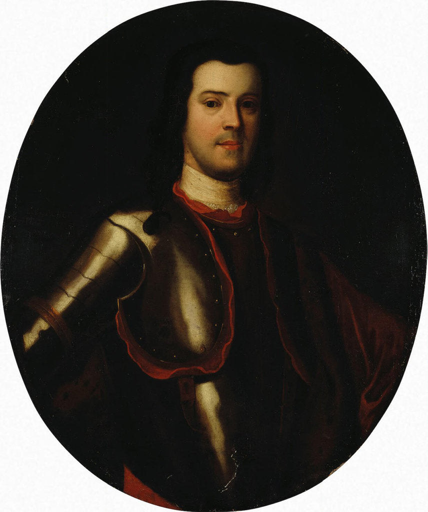 Detail of Portrait of Count Anton Manuilovich Devier, Early 18th cen by Anonymous