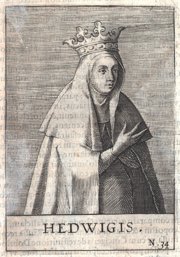 Detail of Queen Jadwiga of Poland by Anonymous