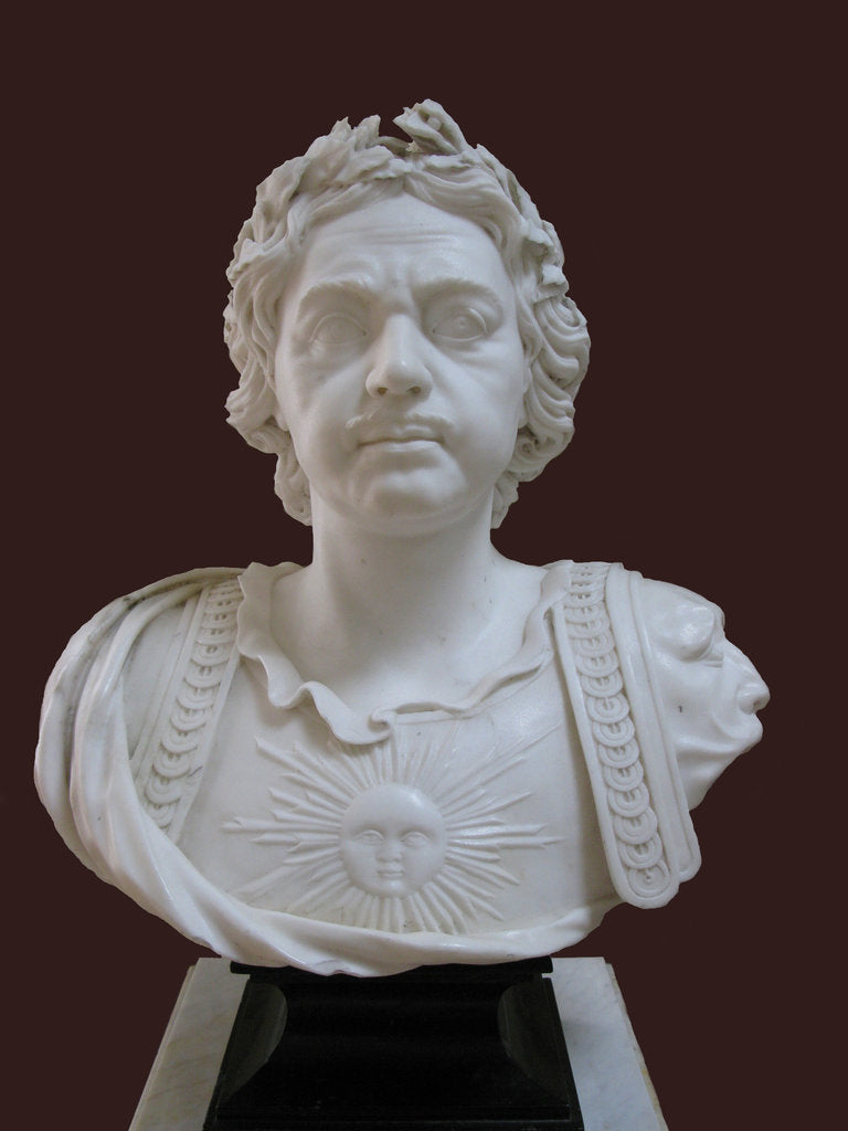 Detail of Portrait Bust of Emperor Peter the Great, Mid of the 18th cen by Anonymous