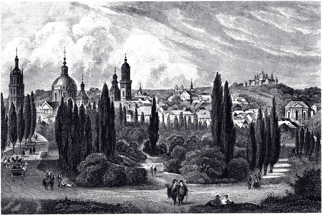 Detail of View of Lemberg, ca 1845 by Anonymous
