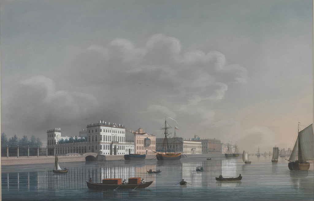 Detail of View of the Neva by Anonymous