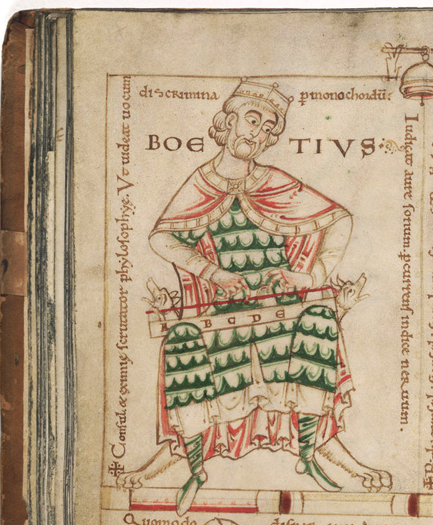 Detail of Anicius Manlius Severinus Boethius by Anonymous
