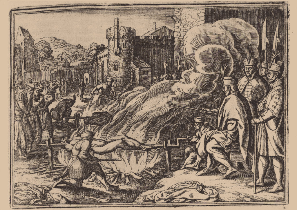 Detail of Tsar Ivan the Terrible tortures his rivals in Livonia, 17th century by Anonymous