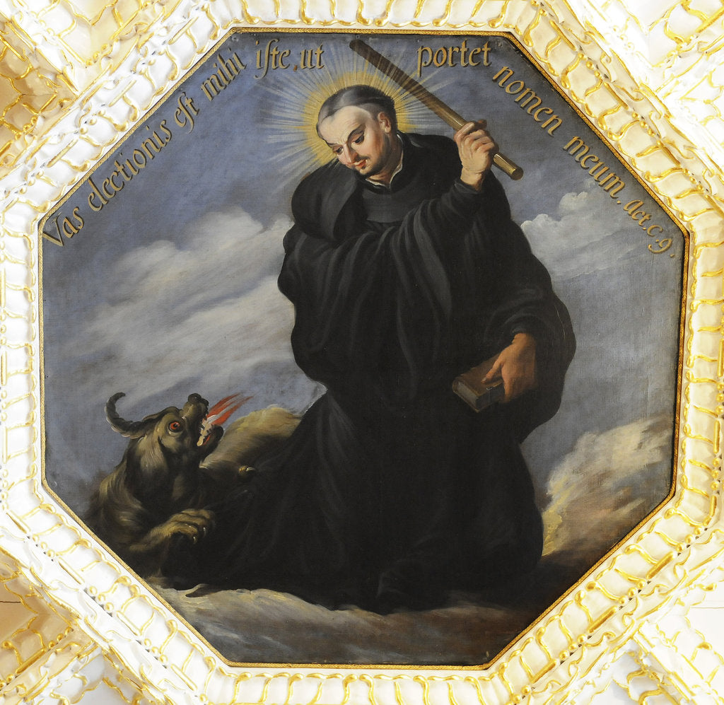 Detail of Blessed Notker of Saint Gall, 19th century by Anonymous