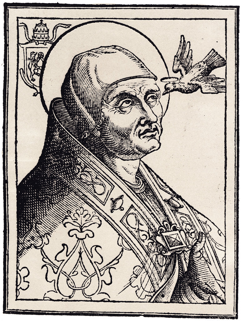 Detail of Pope Gregory I the Great by Anonymous