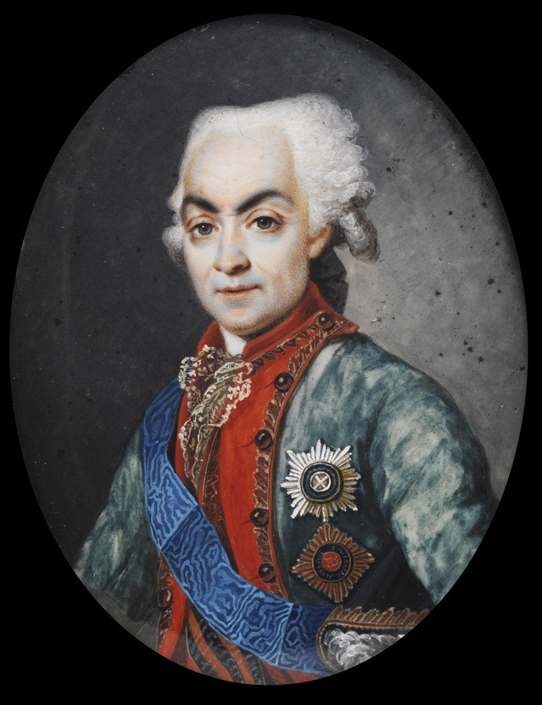 Detail of Prince Nikolai Vasilyevich Repnin, after 1792 by Anonymous
