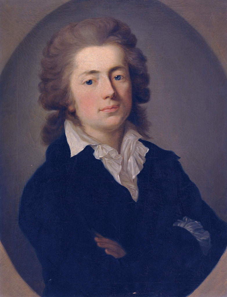 Detail of Portrait of Count Jan Nepomucen Potocki, 1790 by Anonymous