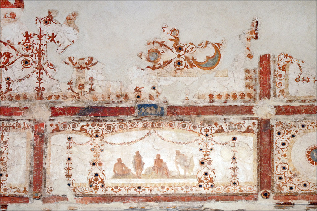 Detail of Detail of decoration in the Domus Aurea in Rome, 64-68 AC by Classical Antiquities