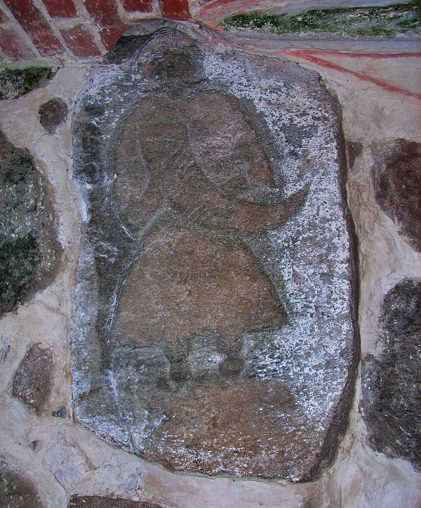 Detail of The Svantevit-Stone in the church in Altenkirchen on the island Rügen, before 1168 by Pre-Christian Art