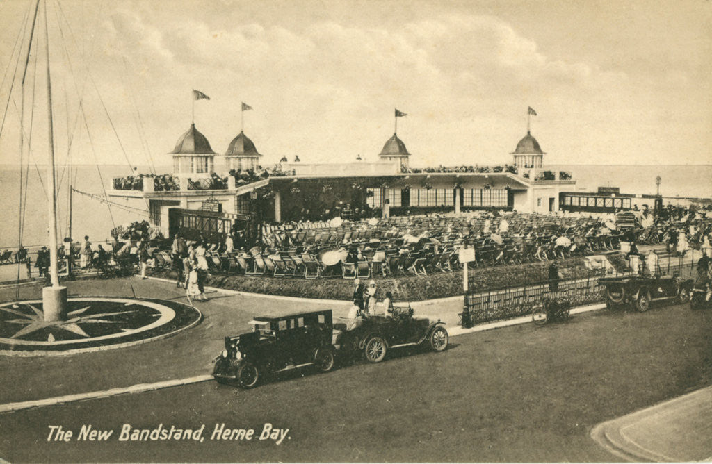 Detail of The New Bandstand, Herne Bay, Kent by Anonymous