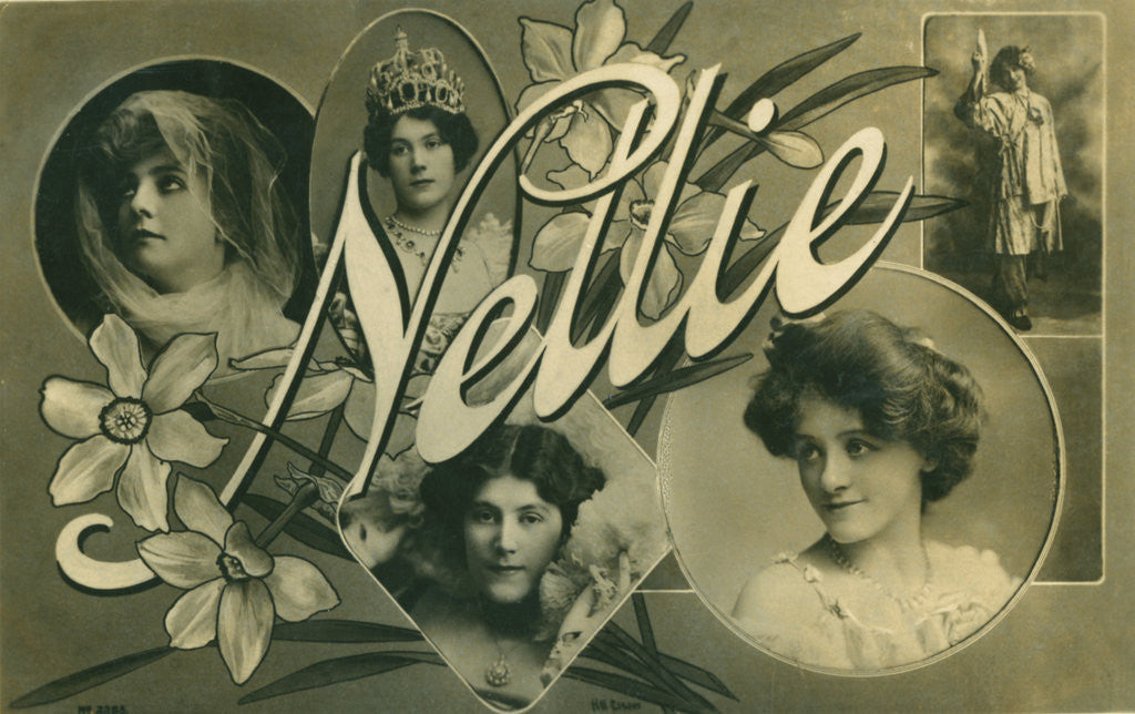 Detail of 'Nellie', postcard of Edwardian actress Nellie Stewart by Anonymous