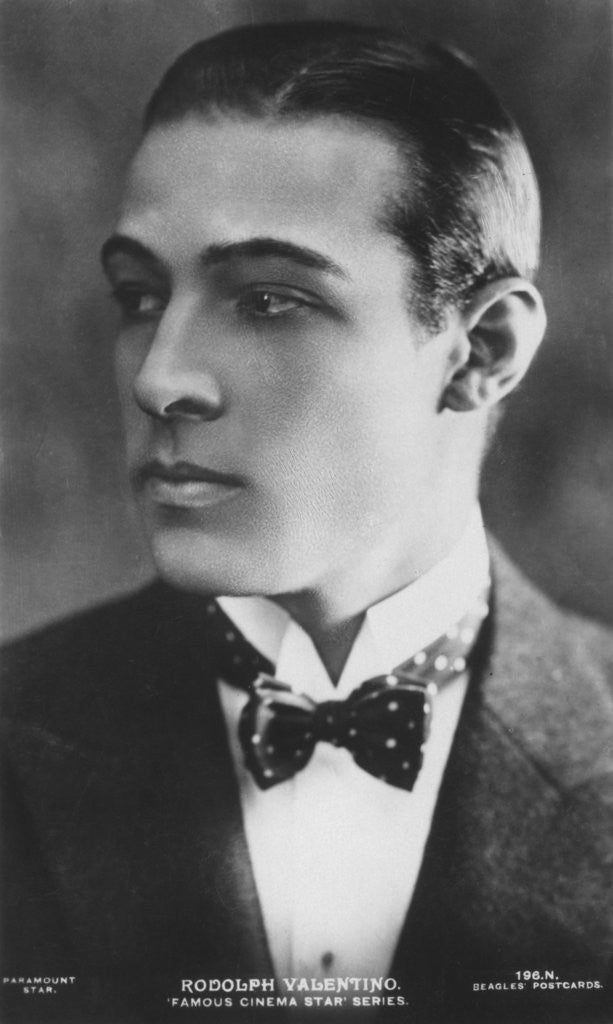 Detail of Rudolph Valentino by J Beagles & Co