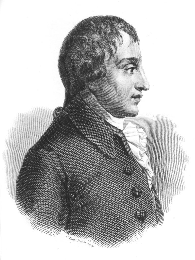 Detail of Giovanni Battista Pergolesi by P Pirola