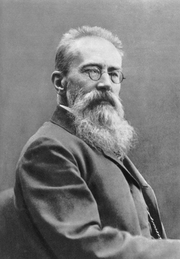 Detail of Nikolai Rimsky-Korsakov by Samour