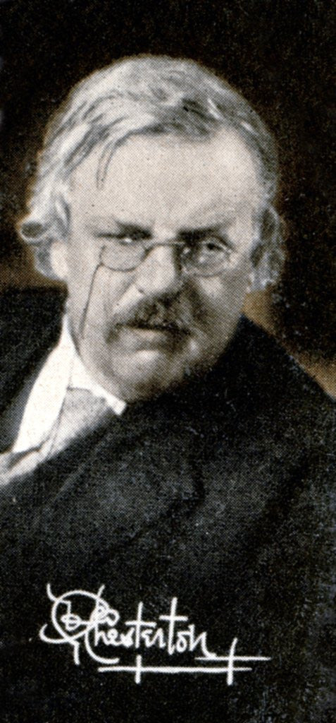 Detail of Gilbert Keith Chesterton by Anonymous