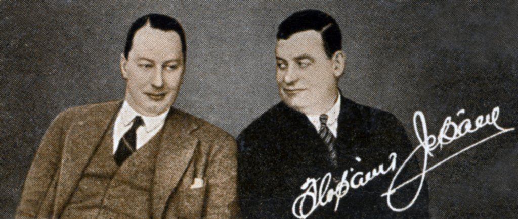 Detail of Mr Flotsam and Mr Jetsam by Anonymous